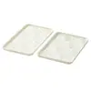 BNBSBandeja de Drenaje de Doble Capa para el Hogar de Plástico Rectangular Bandeja para Té Bandeja para Frutas Bandeja para Tazas de Agua Tazas de Té Bandeja de Drenaje