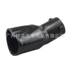 Boquilla de escape de coche de 63 mm, salida única, estilo corazón, acero inoxidable, boquilla de aire trasera, silenciador, tubo de escape, garganta de escape