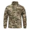 Hanye [510g] Chaqueta de Polar Flame Otoño/Invierno Abrigo de Polar Polar Capa Interior Camuflaje Polar de Doble Cara Exportación