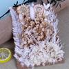 Día de la Madre Flor Eterna A5 Paquete de Material de Tablero de Flores en Relieve Marco de Fotos DIY Abanico Sombrero de Paja Material de Flores Flores Secas