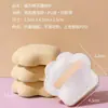 Esponja de Polvo Malvavisco, Uso Húmedo y Seco, Esponja para Maquillaje en Polvo No Comestible, Esponja Súper Suave para Cushion, Esponja de Polvo Triangular