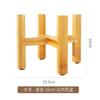 Soporte para flores de cuatro patas de bambú, soporte de madera de bambú para macetas, venta directa de fábrica