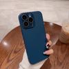 Funda con Tacto de Piel Ag Adecuada para Funda de Teléfono Apple 17 14Pro Lente de Cristal Ámbar 12/11 Panel Trasero Suave Anticaídas