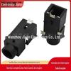 PJ-327A plug-in longo cabeça patch tripé banhado a prata 3.5 fone de ouvido resistente a altas temperaturas tomada fone de ouvido conector de tomada