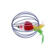 Brinquedo Gato Roly-Poly para Autoentretenimento, Alívio do Tédio e Consumo de Energia; Brinquedo de Gato com Pena; Fabricante de Brinquedos para Gatinhos
