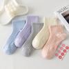 Calcetines Anti-Pilling para Mujer, Transpirables, Amortiguación, Calcetines Deportivos Cómodos, Antibacterianos, Desodorantes, Absorbentes del Sudor, Calcetines de Baloncesto, Calcetines para Mujer, Calcetines de Media Caña