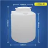 Torre d'água de 1-50 Toneladas, Balde de Água de Plástico Espessado, Tanque de Armazenamento de Água Durável, Tanque de Água de Plástico Material de Borracha PE, Balde de Armazenamento de Água Química