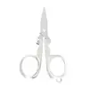 Tijeras Plegables de Acero Inoxidable, Tijeras de Viaje, Tijeras para Uñas, Tijeras de Pesca, Tijeras para Hilo de Pesca, Mini Tijeras Plegables Portátiles