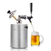 Barril de Cerveja de Aço Inoxidável 5L Mini Dispensador Recipiente para Segunda Fermentação de Cerveja Artesanal Sistema de Dispensação de Balcão de Bar de Mesa