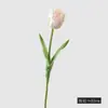 Flor de Lirio Tulipán de loro de PU Flores Artificiales Arte Floral de Alta Calidad Decoración del Hogar Flores Falsas Ramo Artificial de Boda Venta al por Mayor Transfronteriza