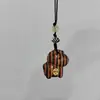 Palo de rosa Moneda de cobre Caballo pequeño Colgante para teléfono Madera Arcoíris Caballo de dibujos animados Tendencia Nacional Accesorio para bolsa Llavero de madera