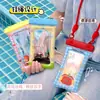 Capa de Celular Impermeável de Verão com Gancho de Orelha Duplo, Capacidade de Tela Sensível ao Toque, Fotografia de Alta Definição, Bolsa de Celular para Pendurar no Pescoço, Bolsa Selada para Flutuação, Bolsa com Airbag
