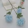 Decoración de Techo de Crisantemo Ping Pong de Tres Cabezas para Salón de Bodas, Hogar y Fotografía al Aire Libre, Arte Floral Artificial