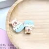 Accesorios de resina de comida de dibujos animados y animales de juego material de combinación hecho a mano colgante de horquilla DIY material de flor de zapato para funda de teléfono móvil lote