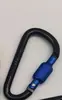 Fornecimento do Fabricante Mosquetão de Travamento de 6cm para Montanhismo Escalada Liga de Alumínio Elo Rápido Fivela Acessórios de Cordão Coloridos Multifuncionais para Exterior