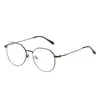 Gafas para miopía ultraligeras cuadradas de borde fino para mujer, cara modificada, estudiantes de alta inteligencia, versátiles, marco de espejo plano anti luz azul, moderno