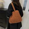 Bolsa Outono e Inverno Nova Nuvem Plissada Bolsa Grande Feminina Casual Personalizada Leve Grande Capacidade Bolsa Dumpling Bolsa Transversal Bolsa para o Dia a Dia