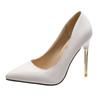 Nova Coleção Primavera/Verão 2026 Estilo Coreano Simples e Fashion Sapatos de Salto Agulha Bico Fino Decote Baixo Tamanho Grande para Comércio Exterior Sapatos para o Dia a Dia para Mulheres