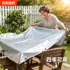 Toldo engrosado, lona a prueba de lluvia, cubierta impermeable, hule resistente al sol, lona, para triciclos, aislamiento térmico exterior y reparación