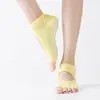 Direto do FabricanteMeias de Yoga Femininas com Pegada Antiderrapante, Meias de Cinco Dedos para Pilates, Yoga e Fitness
