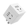 Adaptador Inalámbrico Deli 33626 Enchufe de Carga Rápida USB Adaptador de Viaje Multipaís Cubo Enchufe Adaptador UK