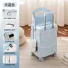 Mala Infantil de 20 polegadas com Abertura Frontal, Rodas com Freio e Encosto Elevado para Viagens de Pais e Filhos, Atacado