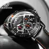 Ochstin Augusten Marca Comercio Exterior Nuevo Producto Reloj de Cuarzo Cool de 6 Agujas Segundero Corriendo Reloj de Estudiante