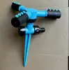 Suministro directo de fábrica pasadores de tierra de plástico se pueden conectar en serie con gran trigeminal riego automático aspersor de riego automático Boquilla giratoria