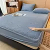 2026 Novo Lençol de Cama de Leite para Todas as Estações Capa de Cama Protetor de Colchão Acolchoado Espesso Cobertura Completa Impermeável à Prova de Urina