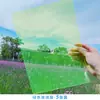 A4 Celofane Colorido PVC Folha Plástica Transparente Jardim de Infância Criação Ambiental Luz e Sombra Reconhecimento de Cores Folha Plástica Sete Cores Papel Transmissor de Luz