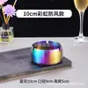 Sureste Asiático grueso anti-caída metal acero inoxidable cenicero ins alta gama tacto regalo cenicero venta al por mayor imprimir logo