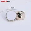 Botón de Plástico Gama Alta Botón para Camisa de Pie Hombres y Mujeres Traje Abrigo Blanco Negro Redondo Perla Botón Decorativo