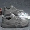 Zapatos casuales de malla transfronterizos, nuevos estilos de otoño para hombre, diseño coreano, versátiles, zapatillas de correr de suela blanda, zapatos casuales transpirables para hombre