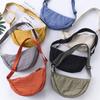 Alça de ombro larga de nicho de grande capacidade Coreia do Sul Bolsa Primavera Bolsa Crossbody de ombro feminina para todos os jogos Bolsa de bolinho de nylon para mulheres