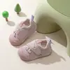 Zapatos de bebé JQ Jingqi para niños de 1 a 3 años, zapatos para caminar para niños pequeños, modelos de primavera y otoño, antideslizantes, de suela suave, transpirables, con cierre de velcro, zapatos casuales
