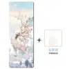 Tapete de Yoga 5mm 80cm Antiderrapante Camurça + Borracha À Prova de Som e Choque Tapete de Dança Fitness Alargado Antiderrapante Transfronteiriço
