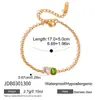 Wanxing Europeo y Americano transfronterizo nuevo versátil colorido circonio titanio acero pulsera de moda para mujer dopamina nicho joyería en stock venta al por mayor
