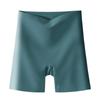 Ropa Interior Sin Costuras Dos en Uno para Mujer, Anti-Exposición, No se Enrolla, Control de Abdomen, Levanta Glúteos, Pantalón Corto Base de Seda Hielo, Entrepierna de Algodón Puro de Verano, Ceñido a la Cadera