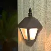 Nueva Lámpara de Pared Fuzi de Nudo Chino con Cable de Tungsteno Solar Inducción Corporal Humana Decorativa Exterior para Patio Hogareña Impermeable
