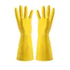 Luvas domésticas de lavanderia impermeáveis antiderrapantes de plástico duráveis finas de borracha luvas domésticas para limpeza de cozinha e lavar louça atacado