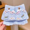 Luvas pequenas infantis, conjunto de meio dedo para bebês, meninas e meninos, inverno, espessado, quente, à prova de vento, conjunto de cinco dedos para bebês de seis anos de idade
