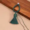 Llavero de Borla de Algodón Xizang-Style Retorcido a Mano de 5 cm Colgante Semi-Terminado Hecho a Mano DIY Unisex Multicolor Estilo Tendencia Nacional