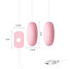 Ovo Duplo Vibratório USB Laile com Vibração Interna e Estimulação Externa Ponto G Vibração de Língua Dispositivo de Masturbação Feminina Massagem Sedução Produtos Sexuais Adultos