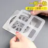 Pasta Adhesiva Desechable para Coladera de Piso de Baño Red Filtro Bloqueador de Cabello Cocina Inodoro Alcantarilla Antibloqueo A prueba de Insectos Papel Autoadhesivo