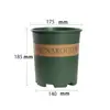 Maceta para Grosella Verde Resistente al Sol Plástico Espesado Resina Multiespecificación Maceta con Control de Raíces Transpirable Rábano Verde Maceta Montaña Verde Fabricante Venta al por Mayor