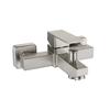 Grifo de Ducha Cuadrado Giratorio 304 Baño Conjunto Simple Mezclador de Bañera Montado en Pared