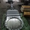 Válvula de compuerta tipo flor de ciruelo eléctrica con vástago oculto Dmz973X-16P Dmz973F-16P Válvula de compuerta para aguas residuales