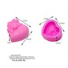 Af004 Molde de Silicone em Formato de Flor de Coração Molde de Decoração Molde para Sabão de Leite Materno Processo a Frio de Óleo Essencial