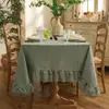 Mantel Nuevo de Encaje Ambiente de Restaurante Mesa de Comedor Rectangular Tela a Prueba de Polvo Hogar Cubierta para Mesa de Café Gabinete En Stock Venta al por Mayor