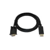 Fabricante fonte linha dp para vga dp para vga público 1.8 m linha de vídeo para notebook em estoque